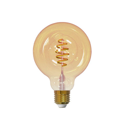 Se Airam Airam Smarta Hemp Filament LED-globe lyskilde amber, 95mm, spiral e27, 6w ✔ Kæmpe udvalg i Airam ✔ Hurtig levering: 1 - 2 Hverdage samt billig fragt - Varenummer: KTT-554699-01 og barcode / Ean: '6435200280602 på lager - Udsalg på Belysning - Lampetilbehør - Lyskilder Spar op til 57% - Over 1124 kendte brands på udsalg