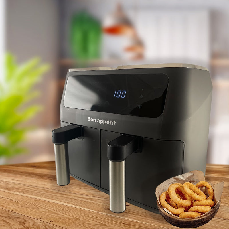 Airfryer 8,0 l (fedtfattig: grille, bage, stege og friturestege)