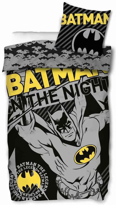 Se Batman sengetøj - 140x200 cm - In the night - 2 i 1 design - Batman sengesæt i 100% bomuld ❤ Kæmpe udvalg i Licens ❤ Hurtig levering: 1 - 2 Hverdage samt billig fragt - Varenummer: THX-99254-1 og barcode / Ean: '5710756067466 på lager - Udsalg på Sengetøj - Børne sengetøj - Børne sengetøj 140x200 cm Spar op til 57% - Over 1324 kendte brands på udsalg