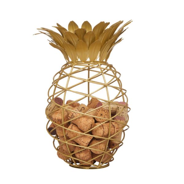 Ananas Vinprop Holder Guld Barcraft