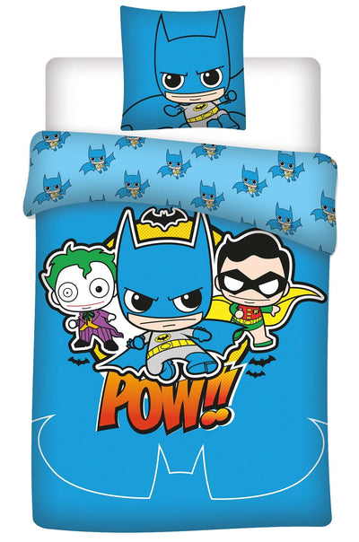 Se Junior sengetøj 100x140 cm - Batman DC Pop sengesæt junior - Vendbart design - 100% bomuld ❤ Kæmpe udvalg i Licens ❤ Hurtig levering: 1 - 2 Hverdage samt billig fragt - Varenummer: KSL-1000165 og barcode / Ean: '5714710001930 på lager - Udsalg på Indretning - Børneværelset - Junior sengetøj 100x140 cm Spar op til 55% - Over 785 kendte brands på udsalg