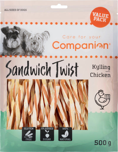 Se Companion - Kyllinge sandwich snacks, 500g Value pakke ❤ Kæmpe udvalg i Companion ❤ Hurtig levering: 1 - 2 Hverdage samt billig fragt - Varenummer: BGH-47763594346826 og barcode / Ean: '5701883388678 på lager - Udsalg på Alle produkter (Lagerbeholdning er større end 1) Spar op til 58% - Over 1324 kendte brands på udsalg