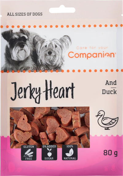 Se Companion - Ande snacks hjerteform, 80g ❤ Kæmpe udvalg i Companion ❤ Hurtig levering: 1 - 2 Hverdage samt billig fragt - Varenummer: BGH-47763594510666 og barcode / Ean: '5701883375791 på lager - Udsalg på Alle produkter (Lagerbeholdning er større end 1) Spar op til 56% - Over 1324 kendte brands på udsalg