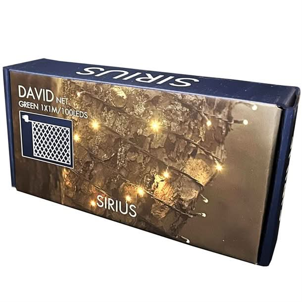 Se Sirius David lyskæde Net med 100 LED&