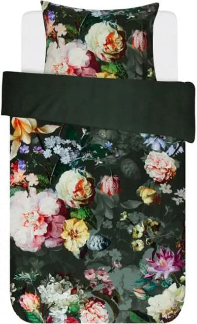 Se Blomstret sengetøj 140x220 cm - Essenza Fleur green - Sengesæt med vendbar design - 100% bomuldssatin ❤ Kæmpe udvalg i Essenza ❤ Hurtig levering: 1 - 2 Hverdage samt billig fragt - Varenummer: THX-6542-2 og barcode / Ean: '8715944629164 på lager - Udsalg på Sengetøj - Enkelt sengetøj - Ekstra langt sengetøj 140x220 cm Spar op til 61% - Over 1354 kendte mærker på udsalg