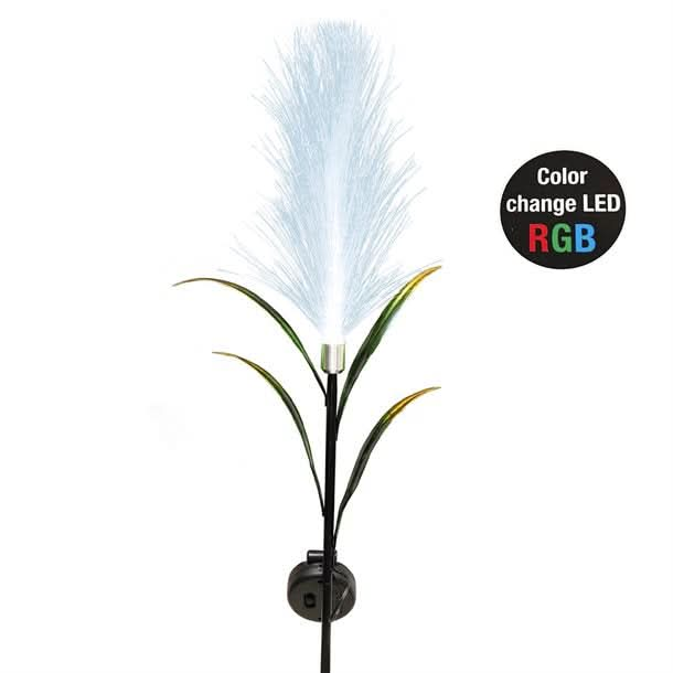 Se Pampas en solcellelampe med farveskiftene RGB farver fra eZsolar - Udendørsbelysning > Solcellelamper > Dekorationsbelysning - eZsolar - Spotshop ✔ Kæmpe udvalg i  eZsolar ✔ Hurtig levering: 1 - 2 Hverdage samt billig fragt - Varenummer: SPSH-GL1055EZ og barcode / Ean: &