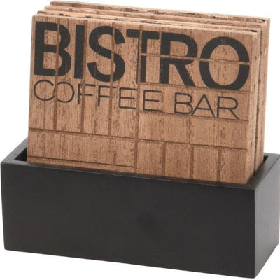 Se Coaster Sæt "Bistro" 11,5x4,5x10cm ❤ Kæmpe udvalg i Koop ❤ Hurtig levering: 1 - 2 Hverdage samt billig fragt - Varenummer: BAR-869293 og barcode / Ean: '8720573682350 på lager - Udsalg på Køkken | Borddækning | Servietter, Duge, Lys Spar op til 52% - Over 785 kendte brands på udsalg