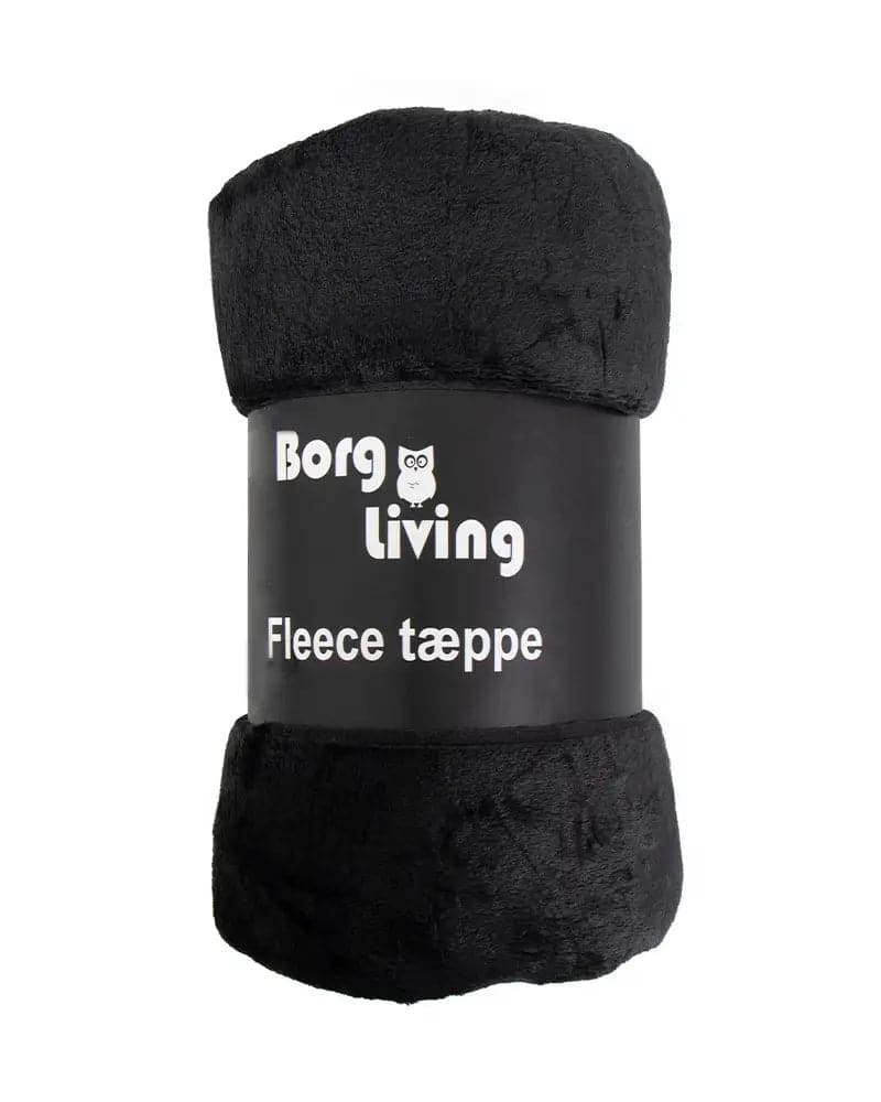 Se Fleece tæppe - Sort - 150x200 cm - Blødt og lækkert sofatæppe - Borg Living ❤ Kæmpe udvalg i Borg Living ❤ Hurtig levering: 1 - 2 Hverdage samt billig fragt - Varenummer: THX-PR854-9 og barcode / Ean: &