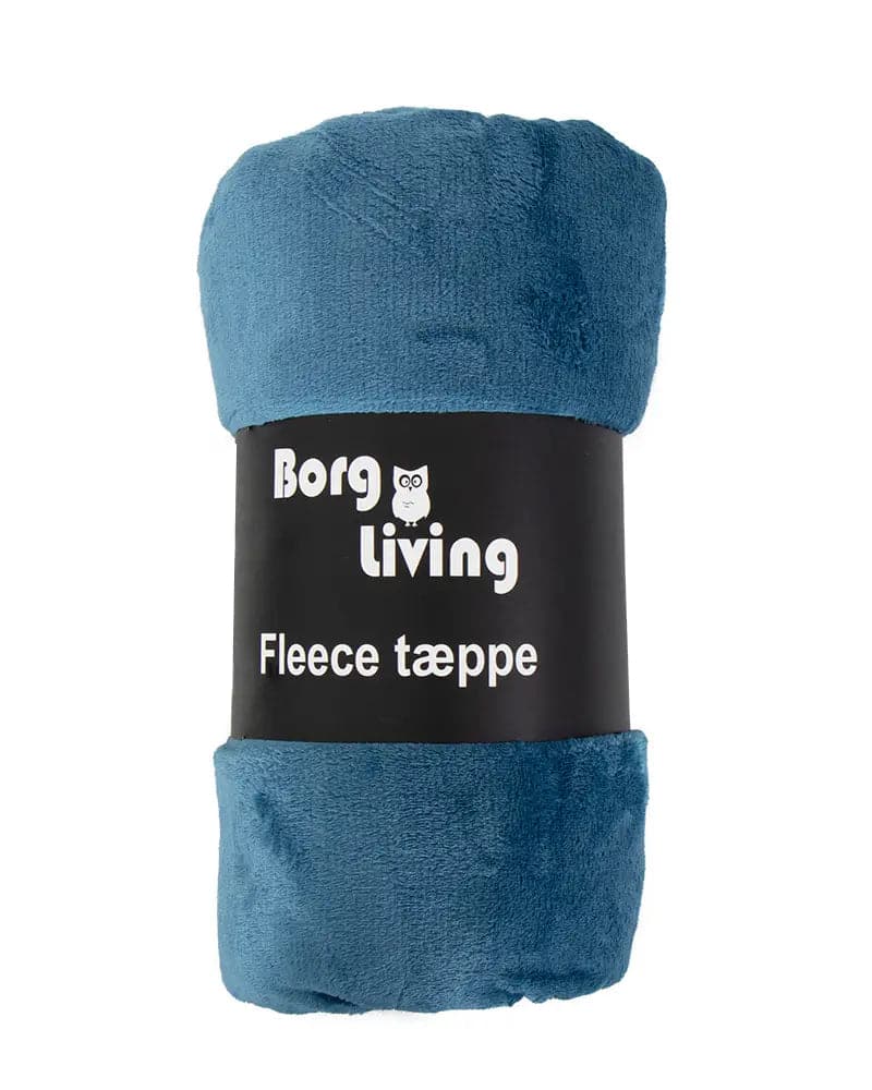 Se Fleece tæppe - Petroleumsfarvet - 150x200 cm - Blødt og lækkert sofatæppe - Borg Living ❤ Kæmpe udvalg i Borg Living ❤ Hurtig levering: 1 - 2 Hverdage samt billig fragt - Varenummer: THX-PR854 og barcode / Ean: &