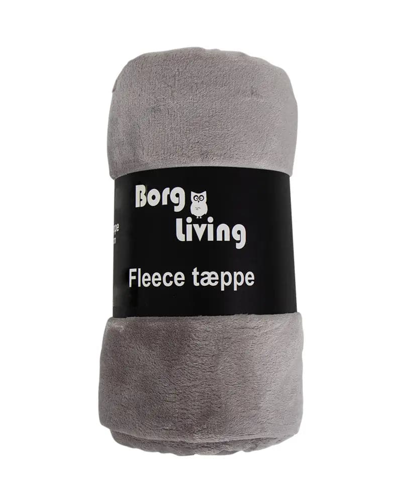 Se Fleece tæppe - Grå - 150x200 cm - Blødt og lækkert sofatæppe - Borg Living ❤ Kæmpe udvalg i Borg Living ❤ Hurtig levering: 1 - 2 Hverdage samt billig fragt - Varenummer: THX-PR854-6 og barcode / Ean: &