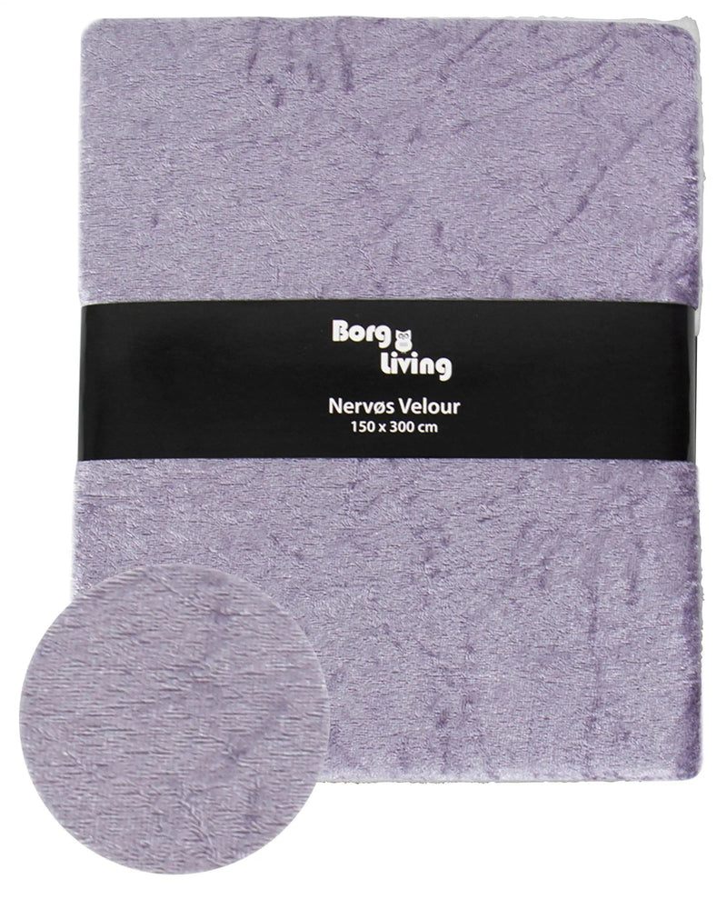 Se Velour dug - 15 meter - Lavendel - Nervøs velour - Pakke med 15 meter ❤ Kæmpe udvalg i Borg Living ❤ Hurtig levering: 1 - 2 Hverdage samt billig fragt - Varenummer: THX-90412-5 og barcode / Ean: &