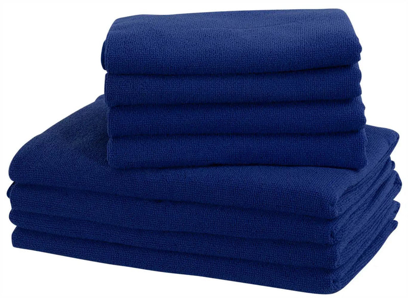 Se Microfiber håndklæder - 8 stk i pakke - Blå - Letvægts håndklæder ❤ Kæmpe udvalg i Borg Living ❤ Hurtig levering: 1 - 2 Hverdage samt billig fragt - Varenummer: THX-H703-12 og barcode / Ean: &