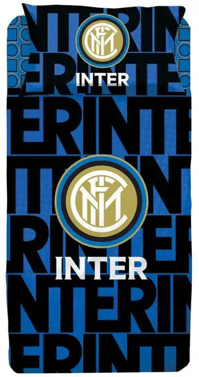 Se Sengetøj 140x200 cm - FC Inter Milan sengesæt - Fodbold sengetøj i 100% bomuld ❤ Kæmpe udvalg i Licens ❤ Hurtig levering: 1 - 2 Hverdage samt billig fragt - Varenummer: THX-1546-1 og barcode / Ean: '5714710008717 på lager - Udsalg på Sengetøj - Børne sengetøj - Børne sengetøj 140x200 cm Spar op til 67% - Over 1334 design mærker på udsalg