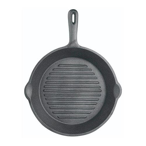 Se Deluxe grillpande i støbejern m/ riller - Ø 24 cm. ❤ Kæmpe udvalg i KitchenCraft ❤ Hurtig levering: 1 - 2 Hverdage samt billig fragt - Varenummer: ISP-9896 og barcode / Ean: &