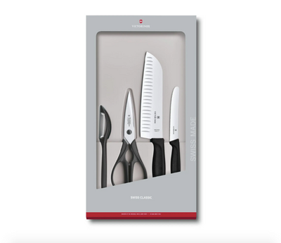 Se Victorinox Knivsæt Victorinox Allround, 4 stk ✔ Kæmpe udvalg i  Victorinox ✔ Hurtig levering: 1 - 2 Hverdage samt billig fragt - Varenummer: KKKSH-7934461182200_43659280318712 og barcode / Ean: '5704837033112 på lager - Udsalg på Køkkenkniv Spar op til 64% - Over 1354 design brands på udsalg