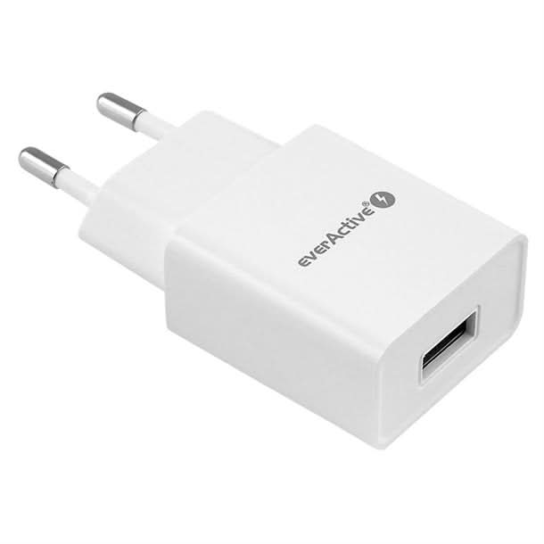 Se Intelligent USB hurtigoplader fra EverActive på 12 W - Hurtigopladningsfunktion - 1x 2.4A - Antal output: 1 - USB-A - Elektronik > USB-universaloplader - EverActive - Spotshop ✔ Kæmpe udvalg i  EverActive ✔ Hurtig levering: 1 - 2 Hverdage samt billig fragt - Varenummer: SPSH-SC200 og barcode / Ean: &