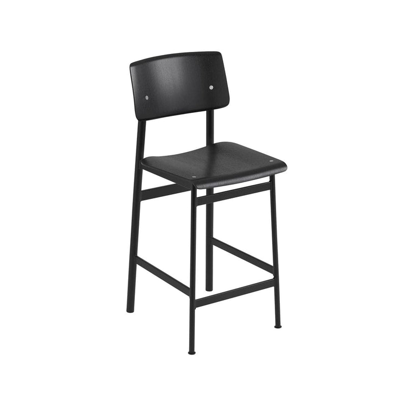 Se Muuto Loft barstol black, lav, sort understel i stål ❤ Kæmpe udvalg i Muuto ❤ Hurtig levering: 1 - 2 Hverdage samt billig fragt - Varenummer: NDN-543225-01 og barcode / Ean: &