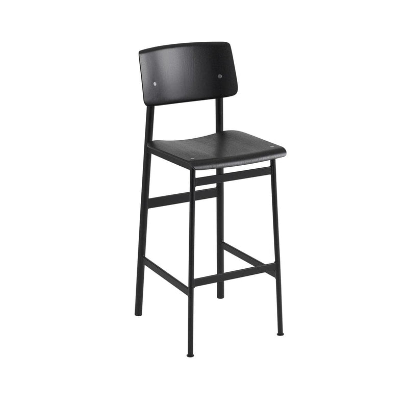 Se Muuto Loft barstol black, høj, sort understel i stål ❤ Kæmpe udvalg i Muuto ❤ Hurtig levering: 1 - 2 Hverdage samt billig fragt - Varenummer: NDN-558836-01 og barcode / Ean: &