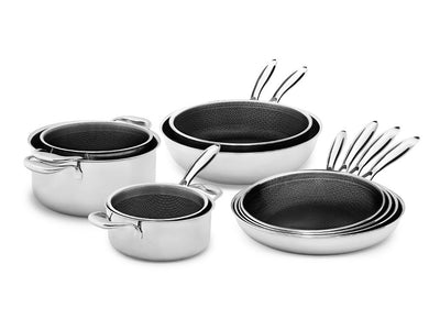 Se Onyx Cookware Komplet sæt - 10-dele gryde- og pandesæt » Kæmpe udvalg i Onyx Cookware » Hurtig levering: 1 - 2 Hverdage samt billig fragt - Varenummer: Onyx-Cookware-MIXED-BUNDLE-10PC_2G-2 og barcode / Ean: på lager - Udsalg på Komplette sæt Spar op til 64% - Over 1300 kendte brands på udsalg