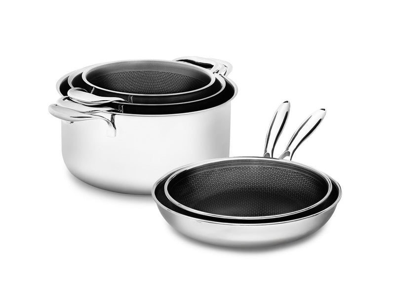 Se Onyx Cookware Køkkensæt i 5-dele - hybrid non-stick køkkensæt » Kæmpe udvalg i Onyx Cookware » Hurtig levering: 1 - 2 Hverdage samt billig fragt - Varenummer: Onyx-Cookware-MIXED-BUNDLE-5PC_2G-2 og barcode / Ean: på lager - Udsalg på Komplette sæt Spar op til 61% - Over 1300 kendte brands på udsalg