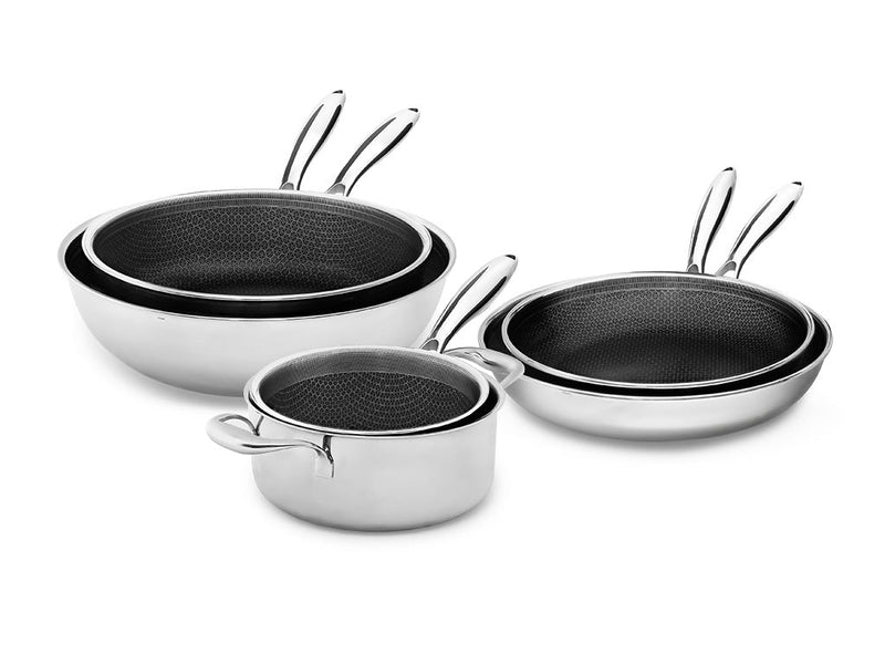 Se Onyx Cookware 6-dele køkkensæt - hybrid non-stick køkkensæt » Kæmpe udvalg i Onyx Cookware » Hurtig levering: 1 - 2 Hverdage samt billig fragt - Varenummer: Onyx-Cookware-MIXED-BUNDLE-6PC_2G-1 og barcode / Ean: på lager - Udsalg på Komplette sæt Spar op til 55% - Over 1300 kendte brands på udsalg