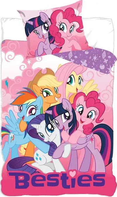 Se My Little Pony sengetøj - 140x200 cm - MLP Besties - 2 i 1 design - Sengesæt i 100% bomuld ❤ Kæmpe udvalg i Licens ❤ Hurtig levering: 1 - 2 Hverdage samt billig fragt - Varenummer: THX-1620-1 og barcode / Ean: '5714710000056 på lager - Udsalg på Sengetøj - Børne sengetøj - Børne sengetøj 140x200 cm Spar op til 65% - Over 1334 design mærker på udsalg