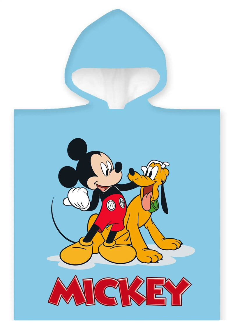 Se Badeponcho - Børnehåndklæde - 50x100 cm - Mickey Mouse og Pluto - 100% Bomuld ❤ Kæmpe udvalg i Licens ❤ Hurtig levering: 1 - 2 Hverdage samt billig fragt - Varenummer: THX-110072 og barcode / Ean: &