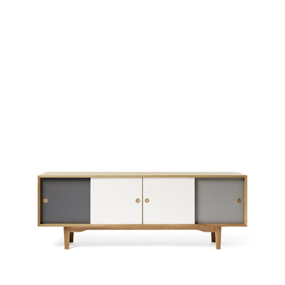 Se Zweed Moodi 180 sideboard grå/hvid, stel i eg ❤ Kæmpe udvalg i Zweed ❤ Hurtig levering: 1 - 2 Hverdage samt billig fragt - Varenummer: NDN-545770-01 og barcode / Ean: '9991442053390 på lager - Udsalg på Furniture - Cabinets & Storage - Buffets & Sideboards Spar op til 61% - Over 1354 design mærker på udsalg