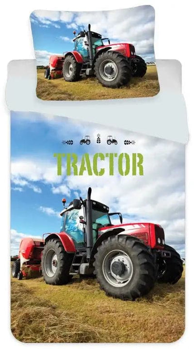 Se Traktor sengetøj - 140x200 cm - Vendbar sengesæt med rød traktor - 100% bomuld - Flot børnesengetøj ❤ Kæmpe udvalg i Licens ❤ Hurtig levering: 1 - 2 Hverdage samt billig fragt - Varenummer: THX-8745-1 og barcode / Ean: '5714710008649 på lager - Udsalg på Sengetøj - Børne sengetøj - Børne sengetøj 140x200 cm Spar op til 65% - Over 1354 kendte brands på udsalg