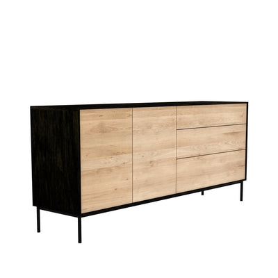 Se Ethnicraft Blackbird sideboard Sort eg 2 låger-3 skuffer ❤ Kæmpe udvalg i Ethnicraft ❤ Hurtig levering: 1 - 2 Hverdage samt billig fragt - Varenummer: NDN-541345-01 og barcode / Ean: '656727711813 på lager - Udsalg på Furniture - Cabinets & Storage - Buffets & Sideboards Spar op til 65% - Over 1334 design brands på udsalg