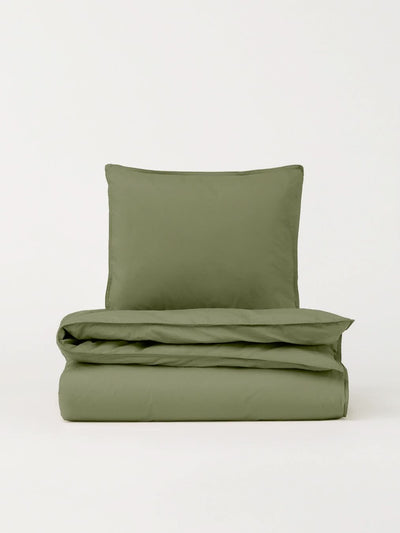 Se DAWN Percale sengetøj - Olive - 140x220 cm på tilbud! Billigt udsalg - Spar op til 62%. Hurtig levering: 1-2 hverdage. Køb online nu!