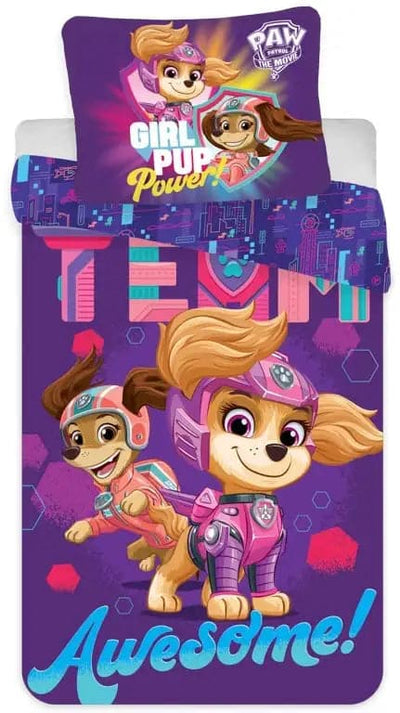 Se Sengetøj børn 140x200 - Paw Patrol sengetøj - Awesome - 2 i 1 design - Dynebetræk i 100% bomuld ❤ Kæmpe udvalg i Licens ❤ Hurtig levering: 1 - 2 Hverdage samt billig fragt - Varenummer: THX-9090-1 og barcode / Ean: '5714710007536 på lager - Udsalg på Sengetøj - Børne sengetøj - Børne sengetøj 140x200 cm Spar op til 62% - Over 1354 kendte brands på udsalg