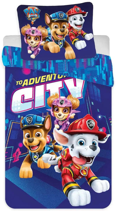 Se Paw Patrol sengetøj - 150x210 cm - Sengesæt med 2 i 1 design - 100% bomuld ❤ Kæmpe udvalg i Licens ❤ Hurtig levering: 1 - 2 Hverdage samt billig fragt - Varenummer: THX-1124-3 og barcode / Ean: '5714710009547 på lager - Udsalg på Sengetøj - Enkelt sengetøj - Enkelt sengetøj 150x210 cm (Svensk mål) Spar op til 64% - Over 1334 design mærker på udsalg