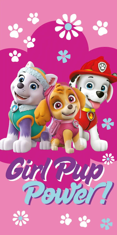 Se Badehåndklæde - 70x140 cm - Paw Patrol - Girl Pup Power - 100% Bomuld ❤ Kæmpe udvalg i Licens ❤ Hurtig levering: 1 - 2 Hverdage samt billig fragt - Varenummer: THX-PP1023 og barcode / Ean: '5714710005907 på lager - Udsalg på Håndklæder - Håndklæde størrelser - Badehåndklæder 70x140 cm Spar op til 65% - Over 1150 kendte brands på udsalg