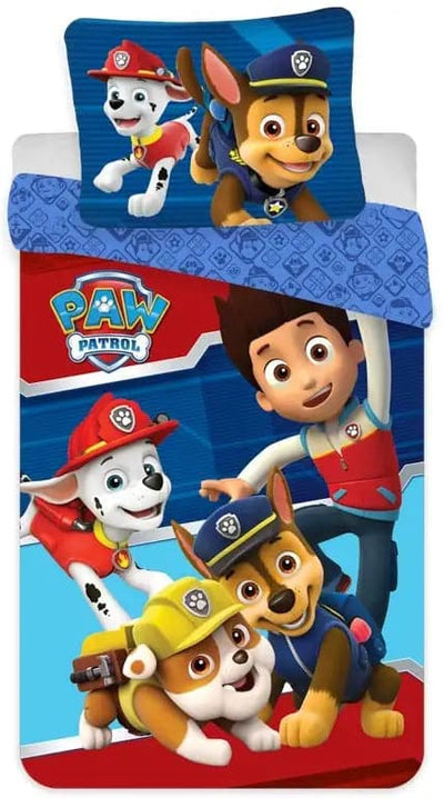 Se Sengetøj 150x210 cm - Paw Patrol - 2 i 1 design - 100% bomuld ❤ Kæmpe udvalg i Licens ❤ Hurtig levering: 1 - 2 Hverdage samt billig fragt - Varenummer: THX-1992-3 og barcode / Ean: '5714710009530 på lager - Udsalg på Sengetøj - Enkelt sengetøj - Enkelt sengetøj 150x210 cm (Svensk mål) Spar op til 63% - Over 1334 design brands på udsalg