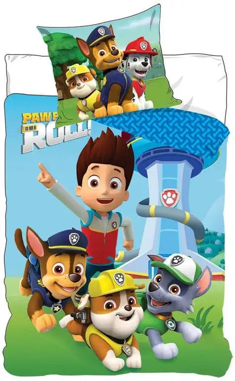 Se Paw Patrol sengetøj junior 100x140 cm - Paw Patrol sengesæt junior - Top Speed - 2 i 1 - 100% bomuld ❤ Kæmpe udvalg i Licens ❤ Hurtig levering: 1 - 2 Hverdage samt billig fragt - Varenummer: THX-100014-8 og barcode / Ean: &