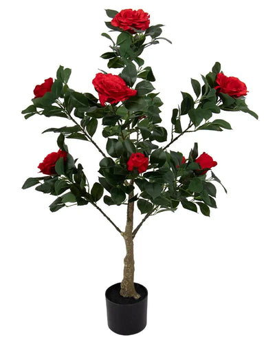 Se Kunstigt rosentræ - 110 cm høj - Med røde roser og smukke detaljer ❤ Kæmpe udvalg i Home-tex ❤ Hurtig levering: 1 - 2 Hverdage samt billig fragt - Varenummer: THX-PR691 og barcode / Ean: '5714803734974 på lager - Udsalg på Indretning - Dekorationer - Kunstige planter Spar op til 51% - Over 1112 kendte brands på udsalg