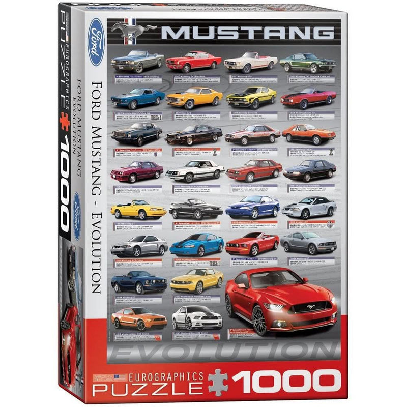 Se billigt tilbud på Ford Mustang puslespil med 1000 brikker! Spar op til 56% på EuroGraphics puslespil. Hurtig levering (1-2 hverdage) og billig fragt.