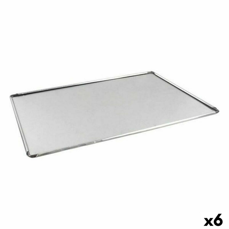 Bageplade VR Aluminium Rektangulær 40 x 28 x 0,5 cm (6 enheder)