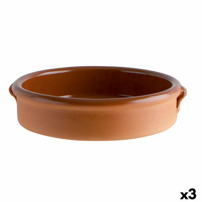 Kasserolle Keramik Brun (Ø 32 cm) (3 enheder)