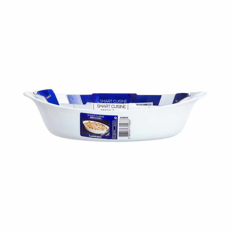 Tallerkner / fade - Luminarc Smart Cuisine Oval Hvid Glas 21 x 13 cm (6 enheder)