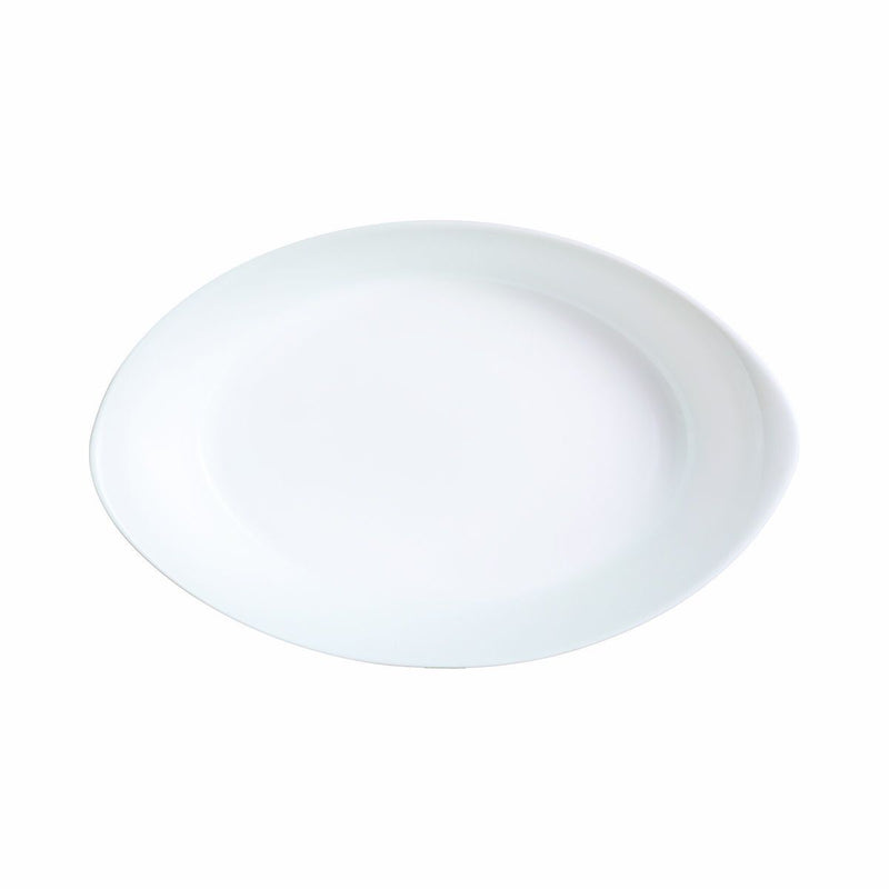Tallerkner / fade - Luminarc Smart Cuisine Oval Hvid Glas 21 x 13 cm (6 enheder)