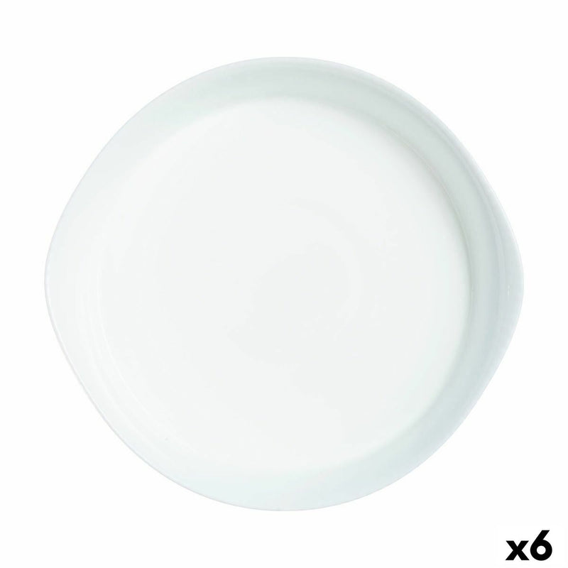 Tallerkner / fade - Luminarc Smart Cuisine Cirkulær Hvid Glas Ø 28 cm (6 enheder)