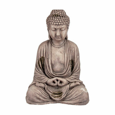 Dekorativ havefigur Buddha Polyesterharpisk 22,5 x 40,5 x 27 cm (2 enheder)