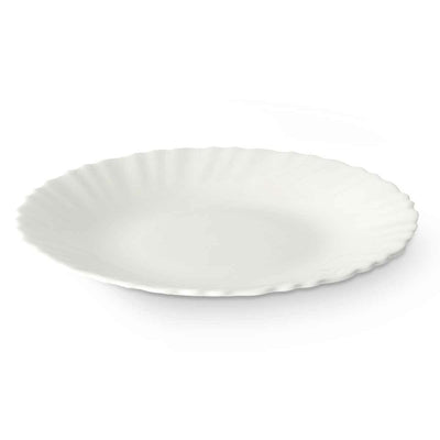 Desserttallerken Hvid Glas 19 x 2 x 19 cm (24 enheder)