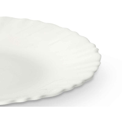 Desserttallerken Hvid Glas 19 x 2 x 19 cm (24 enheder)