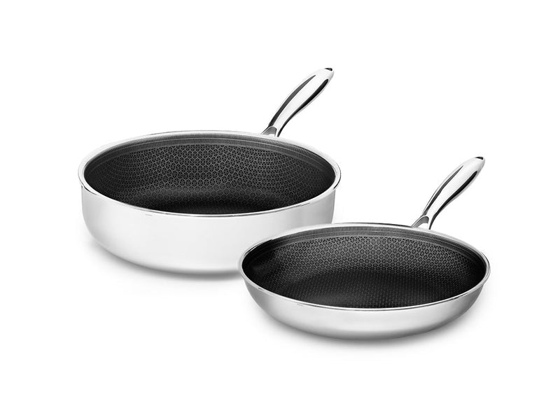 Se Onyx Cookware Sautersæt i 2 dele - 26 cm sauterpande og 28 cm stegepande - hybrid non-stick » Kæmpe udvalg i Onyx Cookware » Hurtig levering: 1 - 2 Hverdage samt billig fragt - Varenummer: Onyx-Cookware-SAUTE-PAN-2PC_2G og barcode / Ean: på lager - Udsalg på Pandesæt Spar op til 53% - Over 1300 kendte brands på udsalg