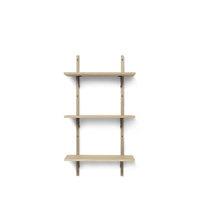 Se ferm LIVING Sector hylde triple narrow natural oak, S/L, sort messing ❤ Kæmpe udvalg i ferm LIVING ❤ Hurtig levering: 1 - 2 Hverdage samt billig fragt - Varenummer: NDN-549141-01 og barcode / Ean: &