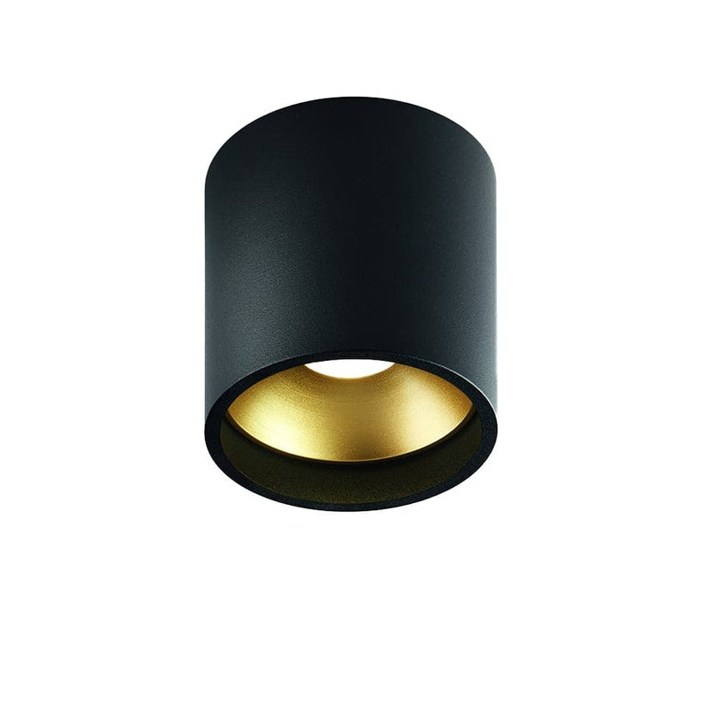 Se Light-Point Solo Round spotlight black/gold, 3000 kelvin ❤ Kæmpe udvalg i Light-Point ❤ Hurtig levering: 1 - 2 Hverdage samt billig fragt - Varenummer: NDN-523598-01 og barcode / Ean: &