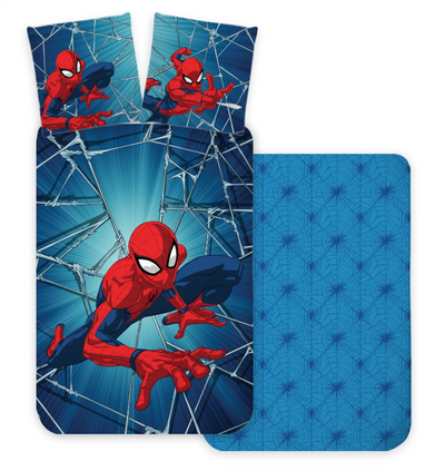 Se Spiderman sengetøj 140x200 cm - Vendbart betræk med 2 design - 100% bomuld ❤ Kæmpe udvalg i Licens ❤ Hurtig levering: 1 - 2 Hverdage samt billig fragt - Varenummer: THX-1928-1 og barcode / Ean: '5714710014787 på lager - Udsalg på Sengetøj - Børne sengetøj - Børne sengetøj 140x200 cm Spar op til 54% - Over 1334 design brands på udsalg